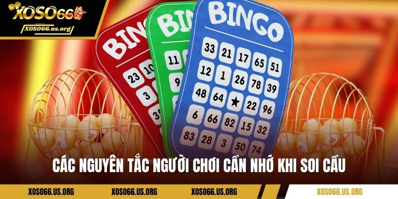 Các nguyên tắc người chơi cần nhớ khi soi cầu